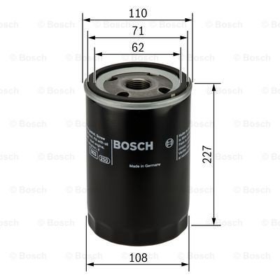 Oljefilter BOSCH 0 451 301 156 Oljefilter BOSCH 0 451 301 156
