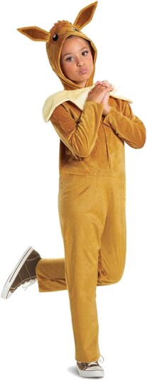Disguise Pokemon Hooded Jumpsuit Classic Eevee 128 cm