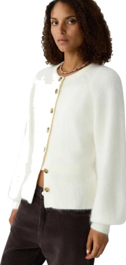 Guest In Residence Grizzly sculpted cardigan M hvit dame