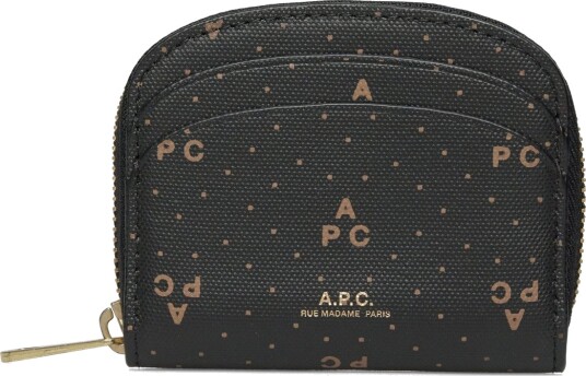 A.P.C. Compact Demi Lune Mini Black ONE SIZE A.P.C. Compact Demi Lune Mini Black ONE SIZE