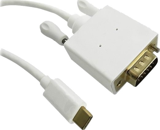 Qoltec Adapterkabel Usb C Hann Til 15 Pin D Sub Db 15 Hann Usb 3.1 2 M 1080P Støtte