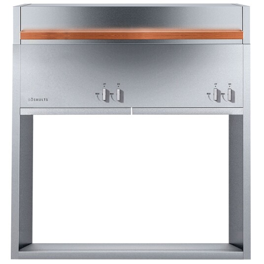 Röshults Essentials gassgrill rustfritt stål