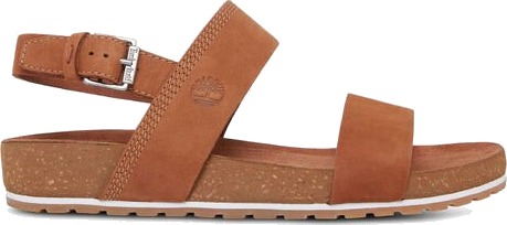 Timberland Malibu Waves 2 Band Sandal - Rust Nubuck 36