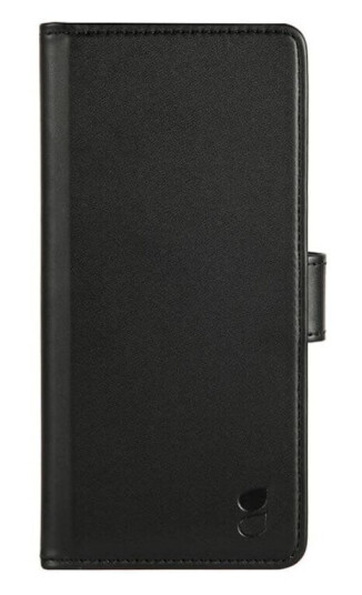 Gear Wallet Etui til Motorola E6s/E6i - Sort Lær/Syntet 5,8" Flip-Cover