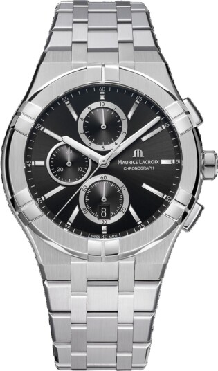 Maurice Lacroix Herreklokke AI1118 SS002 330 1 Aikon Sort/Stål Ø42