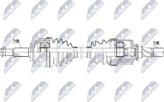 Nty Drivaksel NTY NPW PL 057 Nty Drivaksel NTY NPW PL 057