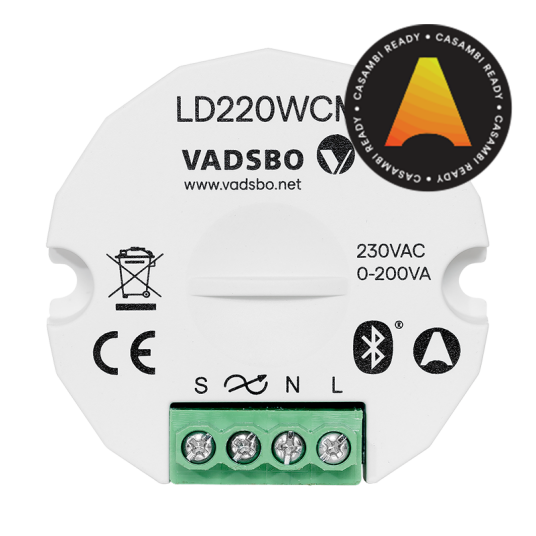 Vadsbo LED Dimmer Bluetooth LD220WCM Vadsbo LED Dimmer Bluetooth LD220WCM