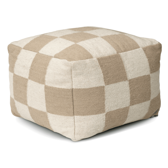 Square Puff 50x50 cm Beige Square Puff 50x50 cm Beige