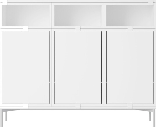 Stacked Configuration 3 Skjenk Hvit