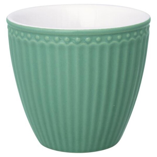 GreenGate  Alice latte kopp 35 cl dusty green