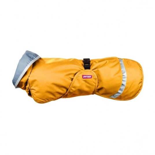 Pomppa Sade Regndekken Hund Gul (56 cm)