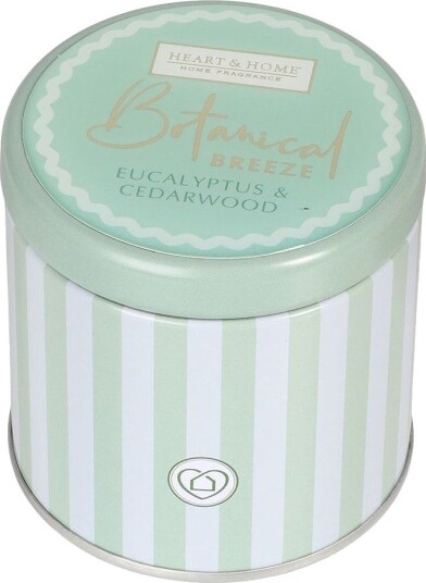 Heart & Home Botanical Breeze Duftlys i Tinnboks Heart & Home Botanical Breeze Duftlys i Tinnboks