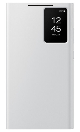 Samsung Galaxy S24 Ultra Smart View Lommebokdeksel Hvit