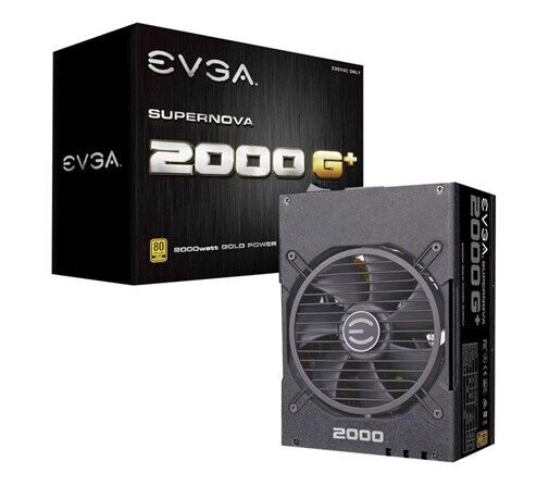 EVGA SuperNOVA 2000 G1+ Strømforsyning (PSU) - 2000 Watt - 140 mm - 80 Plus Gold sertifisert