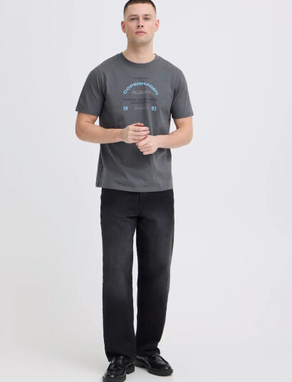 Blend Bhkorneli Logo S/S Tee Grey M