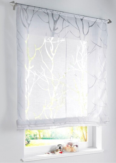 bonprix Liftgardin i utbrennekvalitet 3 (H/B: 155/100 cm),2 (H/B: 155/80 cm),5 (H/B: 155/140 cm),4 (H/B: 155/120 cm),1 (H/B: 155/60 cm) hvit