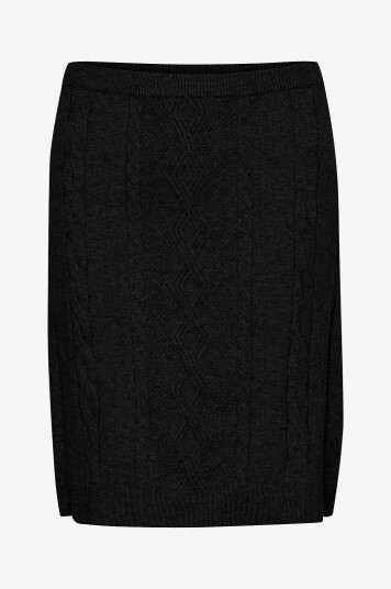 Cream - Skjørt crDela Short Knit Skirt - Svart