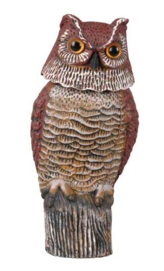 Fugleskremmer Guard Owl Ugle Silverline