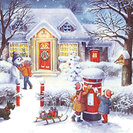 Jernia Sevietter 33x33cm enjoying christmas time
