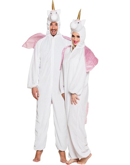 Boland Unicorn Unisex Kostyme i Plysj med Hette Strl M/L