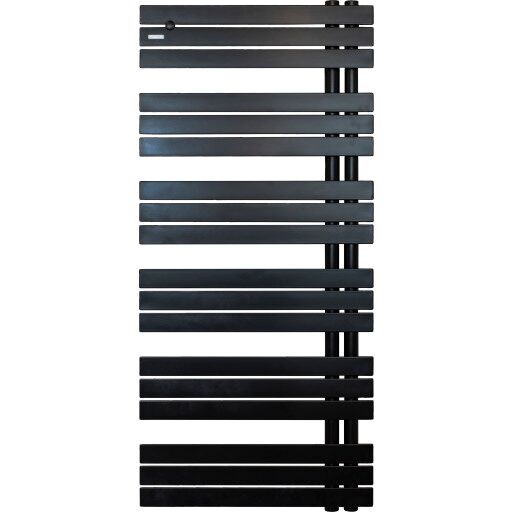 Kriss Stella håndkletørker, 131x60 cm, matt sort