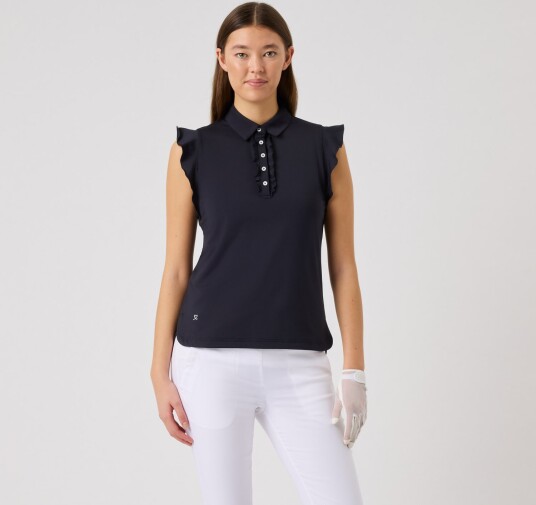 Daily Sports Frill Sl Blå Golf pologenser dame Navy Small