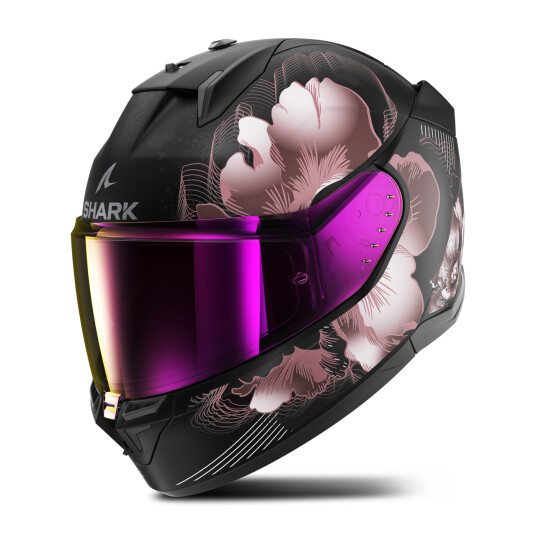 Shark D-Skwal 3 Mayfer Mat Full Face Helmet Black-Violet Shark D-Skwal 3 Mayfer Mat Full Face Helmet Black-Violet