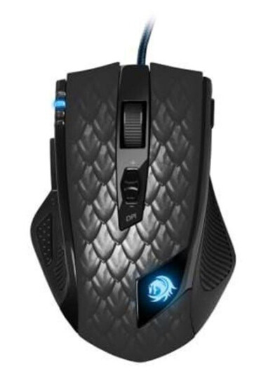 Sharkoon Drakonia - Black - Mus - Laser - 11 - Svart
