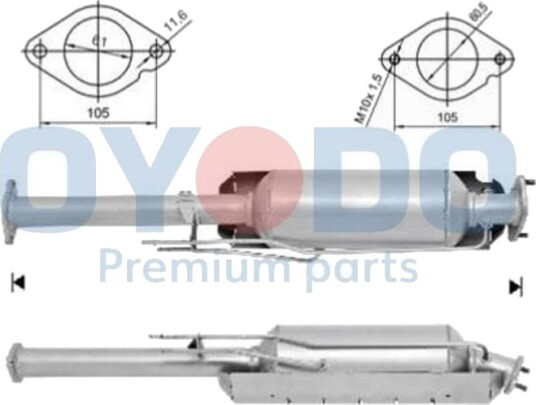 Oyodo 20N0018-OYO Partikkelfilter