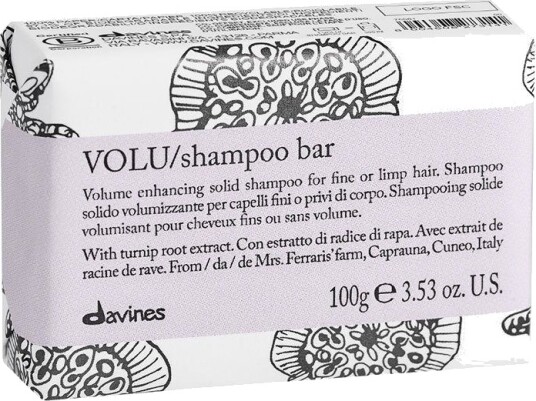 Davines VOLU Sjampobar 100g - Volumgivende for Alle Hårtyper Davines VOLU Sjampobar 100g - Volumgivende for Alle Hårtyper