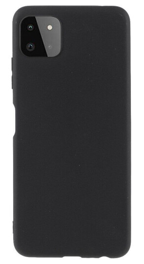 INCOVER Samsung Galaxy A22 (5G) Fleksibelt Plast Deksel - Svart