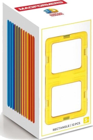 Magformers 713019 Byggesett Rektangler 12 Deler
