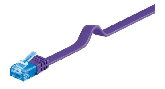 Pro CAT 6A Nettverkskabel 2M U/UTP Lilla Pro CAT 6A Nettverkskabel 2M U/UTP Lilla