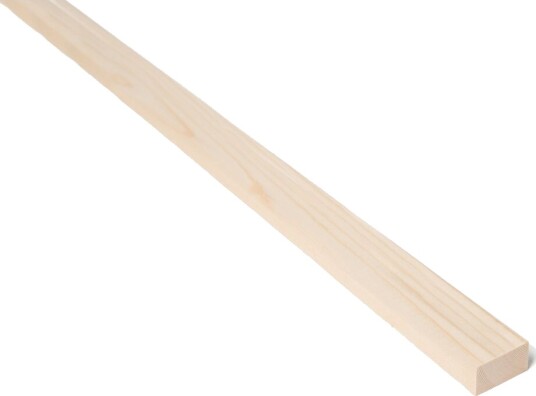 Bergene Holm Lekt justert ubehandlet gran/furu 19x36 mm klasse 1