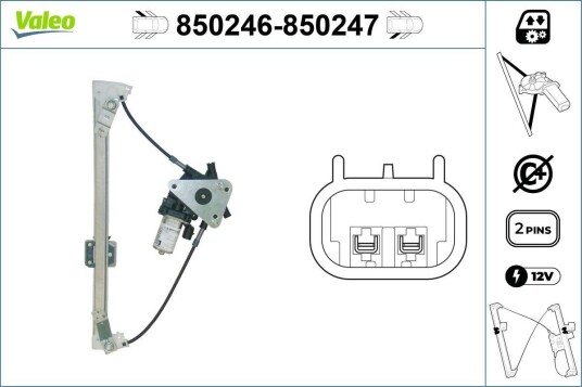 Vindusheis VALEO 850246