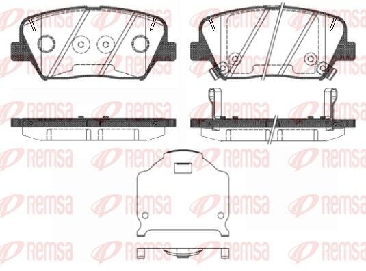 Bremseklosser REMSA 1412.02 Bremseklosser REMSA 1412.02