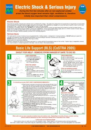 Jo Safety Electric Shock, Drowning or Serious Injury 480 x 330 mm IMO 125207 Jo Safety Electric Shock, Drowning or Serious Injury 480 x 330 mm IMO 125207