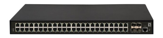 Levelone - Switch + 4 - Rackmonterbar