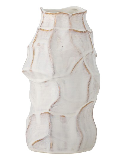 Bloomingville Dolores Vase - Cream - Ø 13 cm
