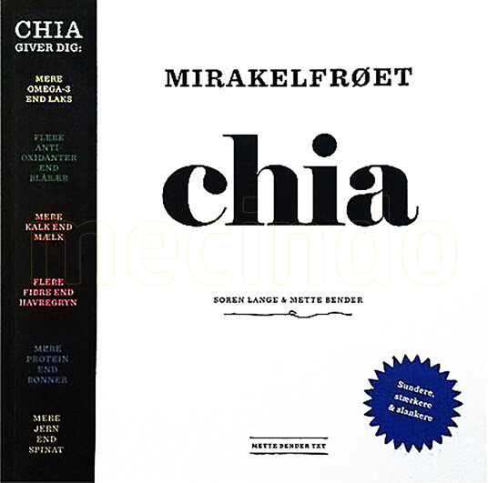 Original Chia Mirakelfrøet chia bog Forfatter: Søren Lange & Mette Bender - 1 Stk Original Chia Mirakelfrøet chia bog Forfatter: Søren Lange & Mette Bender - 1 Stk
