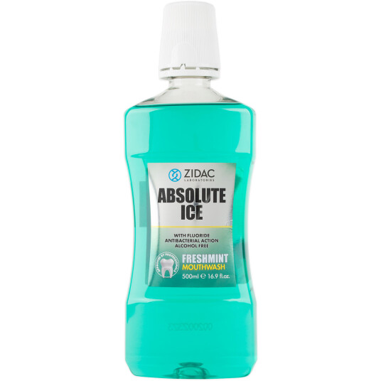 CPC Munnvann ZIDAC Absolute Ice Freshmint 500 ml CPC Munnvann ZIDAC Absolute Ice Freshmint 500 ml