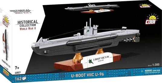 Cobi U-Båt Viic U-96 Byggesett 1:300 7+ År 162 Deler