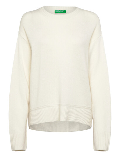 United Colors of Benetton Sweater L/S - Cream - M