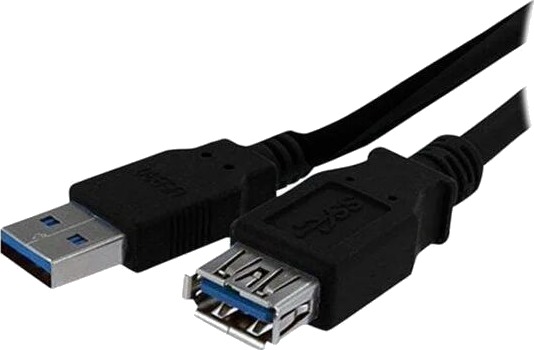 StarTech USB 3.0 Extension Cable USB3SEXT1MBK