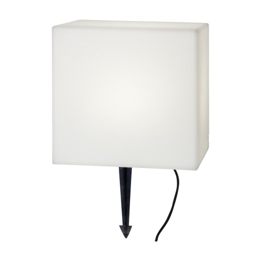 STAR TRADING 803-97 SQUARE DEKORATIVT LYS 30 CM, HVIT