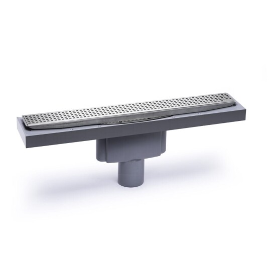 Purus PRO Line Chess Bunnutløp Krom / 700mm 75mm Purus PRO Line Chess Bunnutløp Krom / 700mm 75mm
