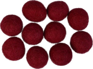 Creafelting Filtkuler 20 mm mørk rosa R2 10 stk.