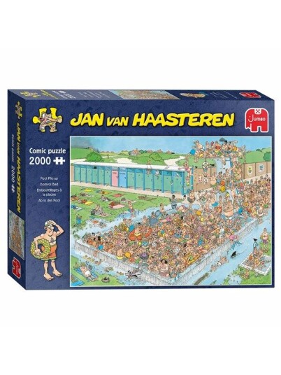 Jumbo Jan van Haasteren - Pool Pile-Up - 2000 pcs Gulv