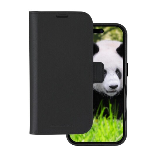 Dbramante Lynge Lommebokdeksel i Lær for iPhone 16 Pro Max Magsafe Kompatibel Svart