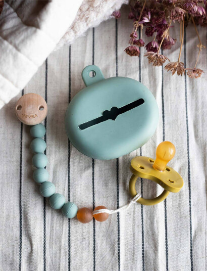 HEVEA Pacifier Holder, Natural Rubber - Multi/patterned - ONE SIZE HEVEA Pacifier Holder, Natural Rubber - Multi/patterned - ONE SIZE